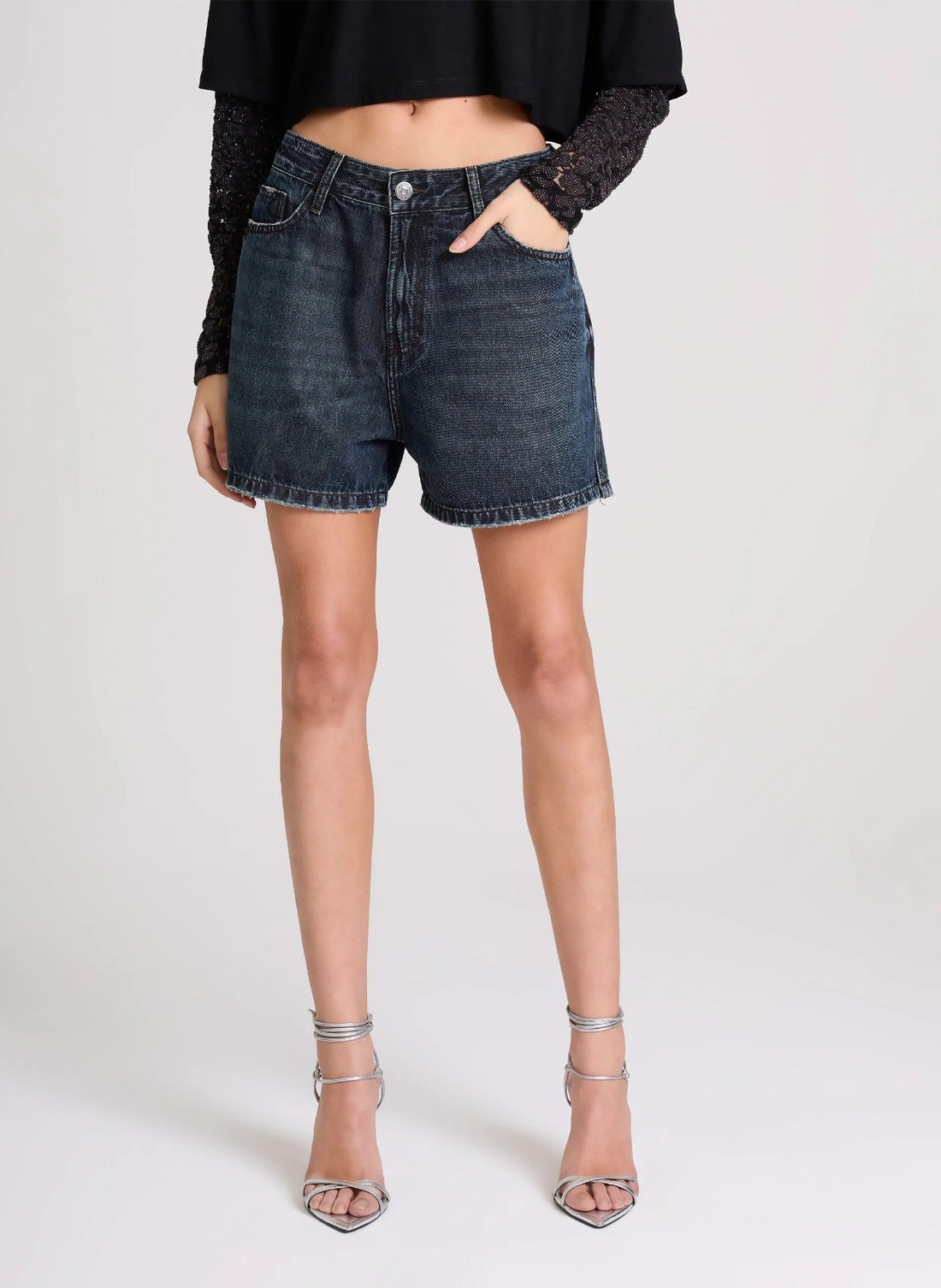 BERMUDA COMFORT DELAWARE JEANS ESCURO JOHN JOHN BERMUDA COMFORT DELAWARE JEANS ESCURO JOHN JOHN