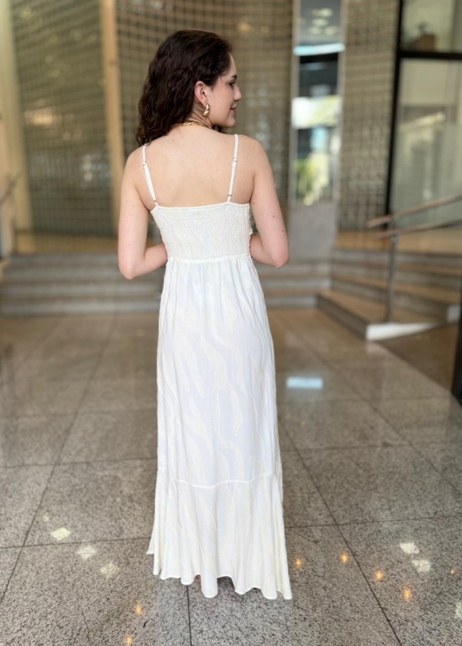 VESTIDO BUSTO C/ NO OFF WHITE MY PLACE VESTIDO BUSTO C/ NO OFF WHITE MY PLACE