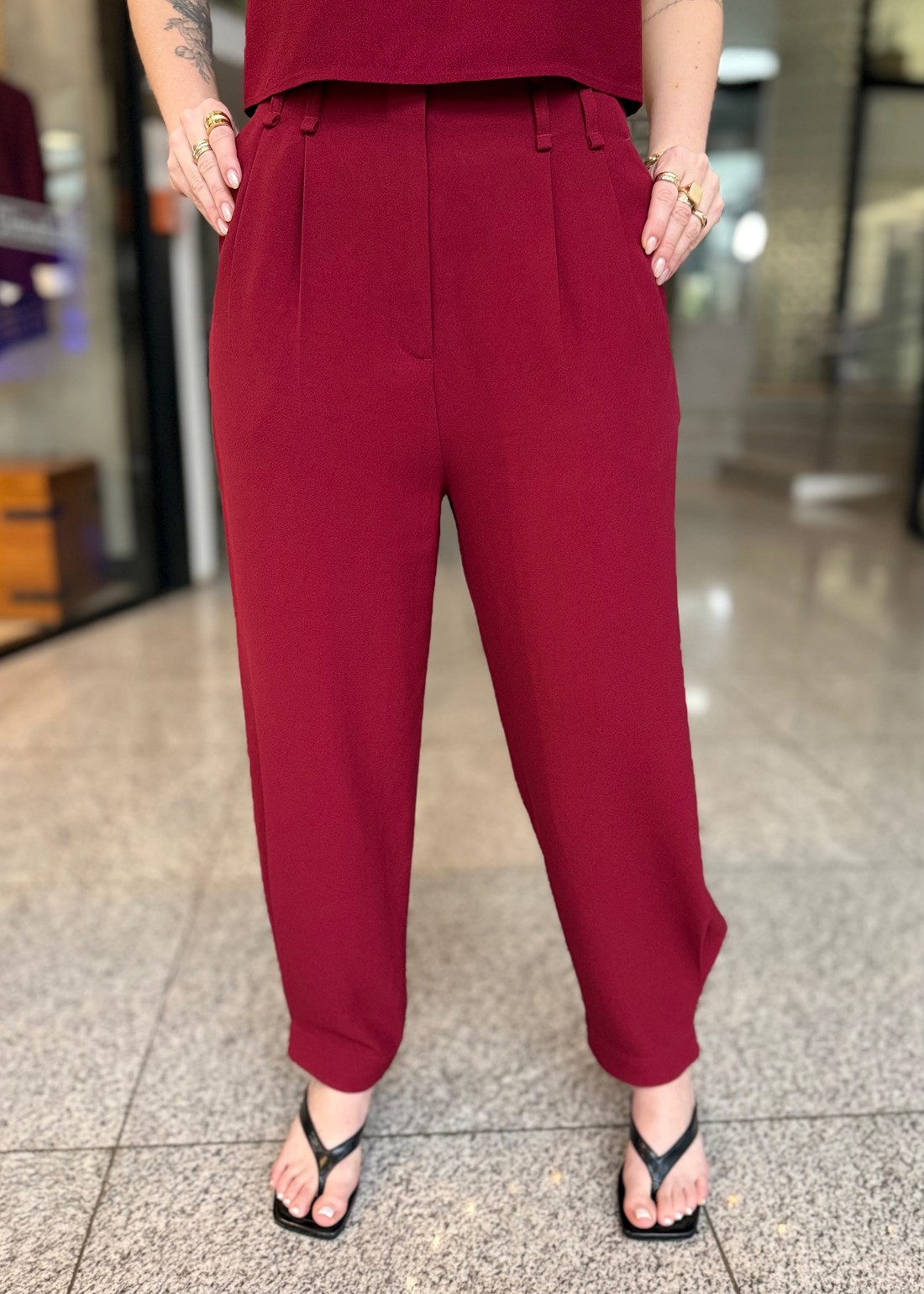 CALCA NEW LAVINIA VERMELHO SCOTCH NV CALCA NEW LAVINIA VERMELHO SCOTCH NV
