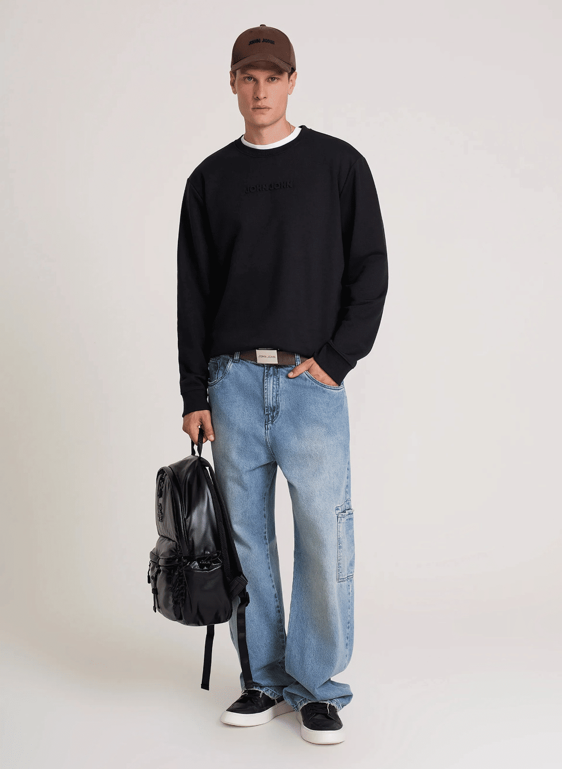 CASACO EMBOSSED BLACK JOHN JOHN CASACO EMBOSSED BLACK JOHN JOHN