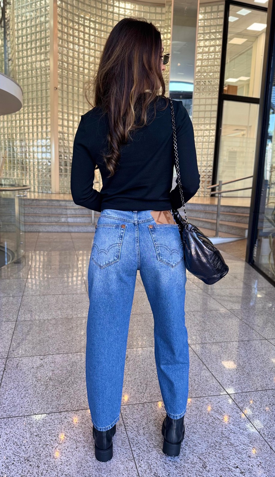 CALCA JEANS BALLON INDIGO FORUM