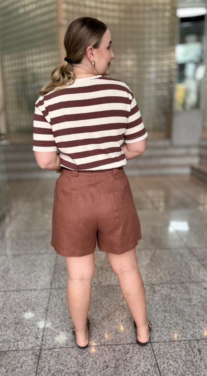 SHORTS BELLAH MARROM
