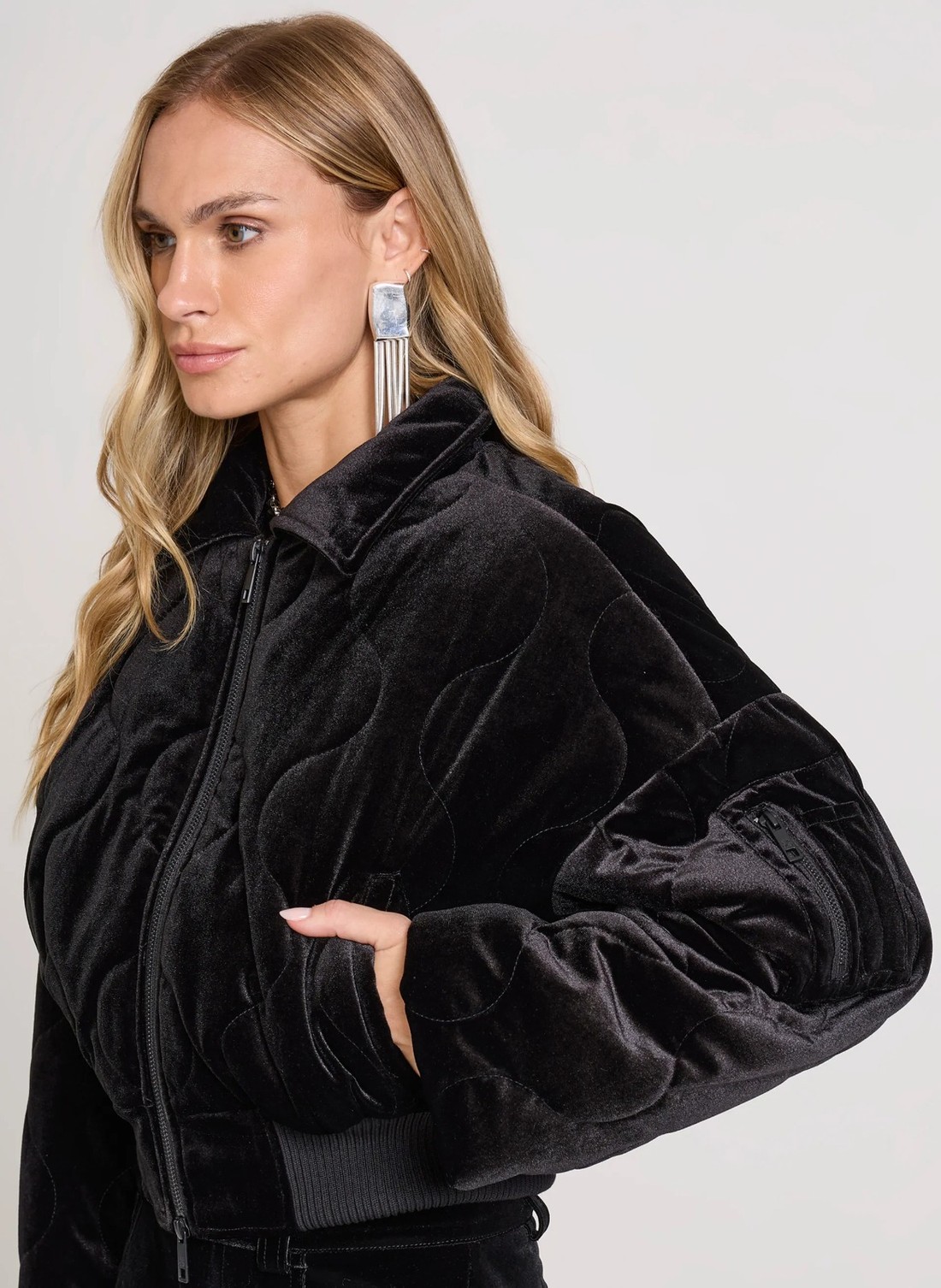 CASACO PUFFER VELVET JOHN JOHN CASACO PUFFER VELVET JOHN JOHN