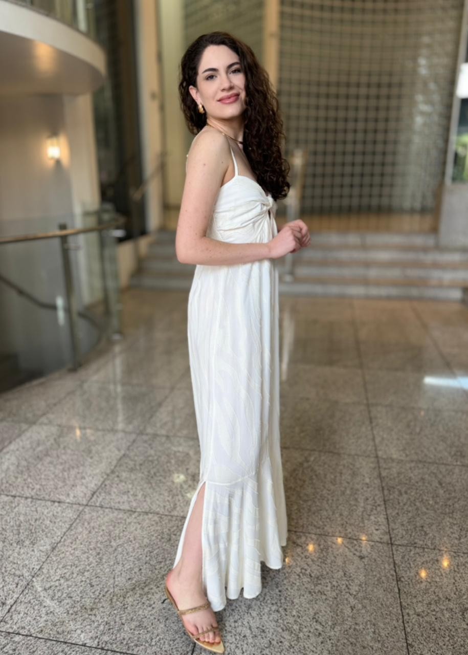 VESTIDO BUSTO C/ NO OFF WHITE MY PLACE VESTIDO BUSTO C/ NO OFF WHITE MY PLACE