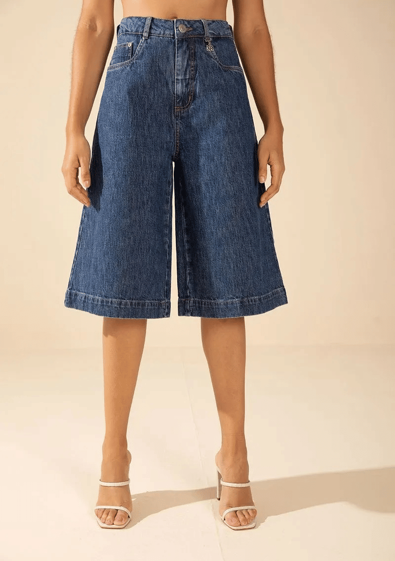 BERMUDA RETA ALTA MORENA ROSA BERMUDA RETA ALTA MORENA ROSA