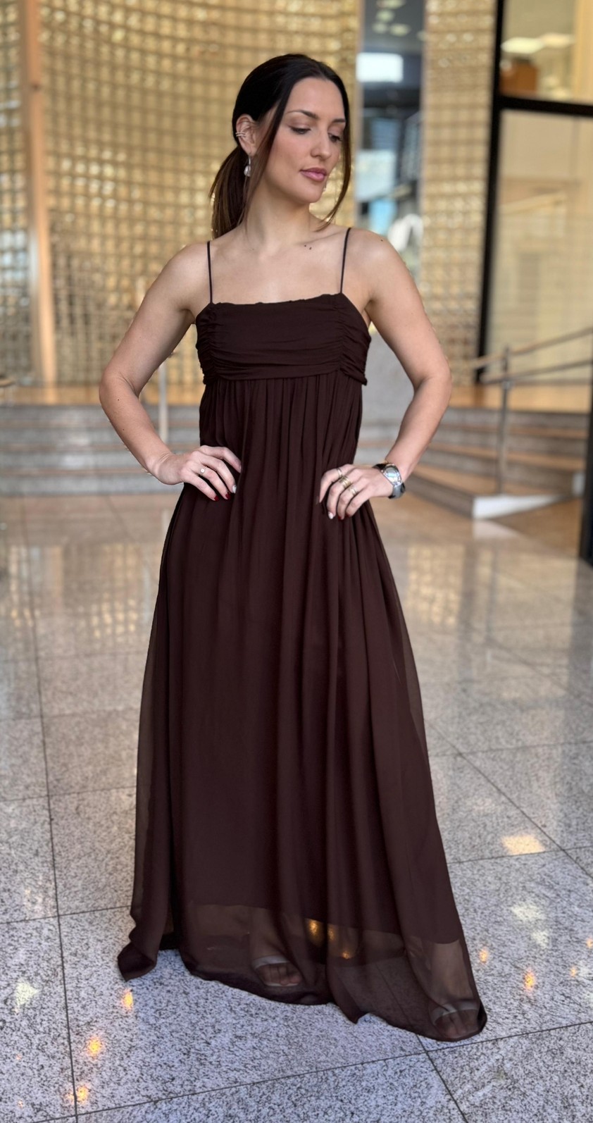 VESTIDO MARROM NOBUCK FORUM VESTIDO MARROM NOBUCK FORUM