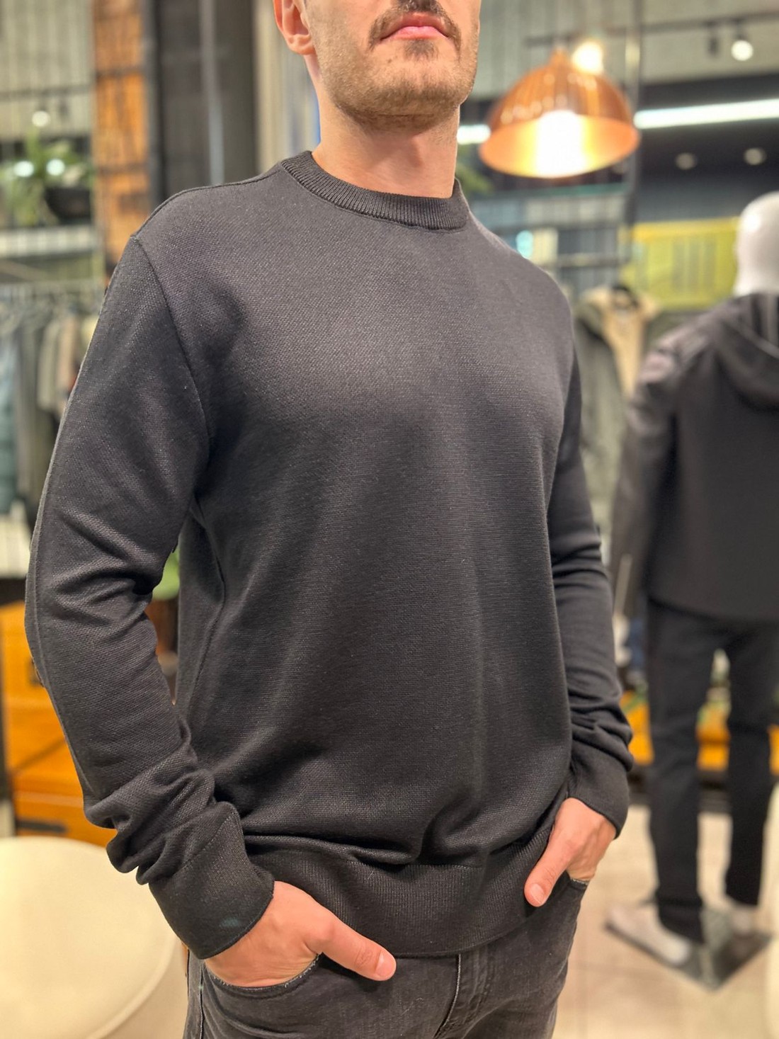 TRICOT ML SMOOTH PRETO JOHN JOHN TRICOT ML SMOOTH PRETO JOHN JOHN