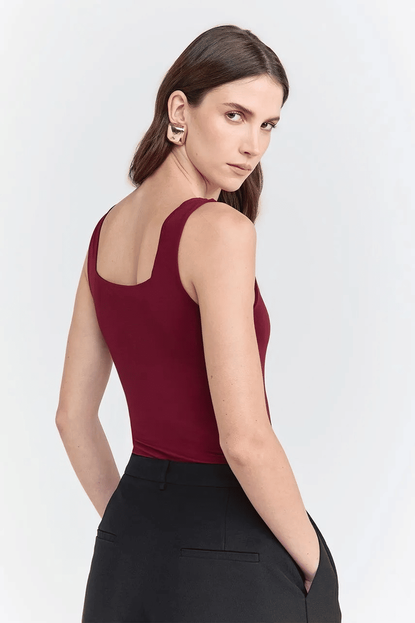 BODY YASMIN  BORDO NV BODY YASMIN  BORDO NV
