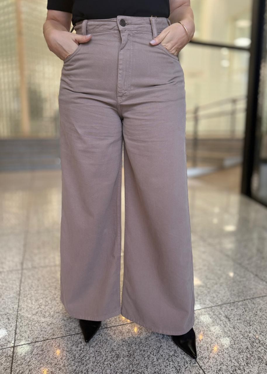 CALCA SARJA BAGGY MARROM NOZ MOSCADA FORUM