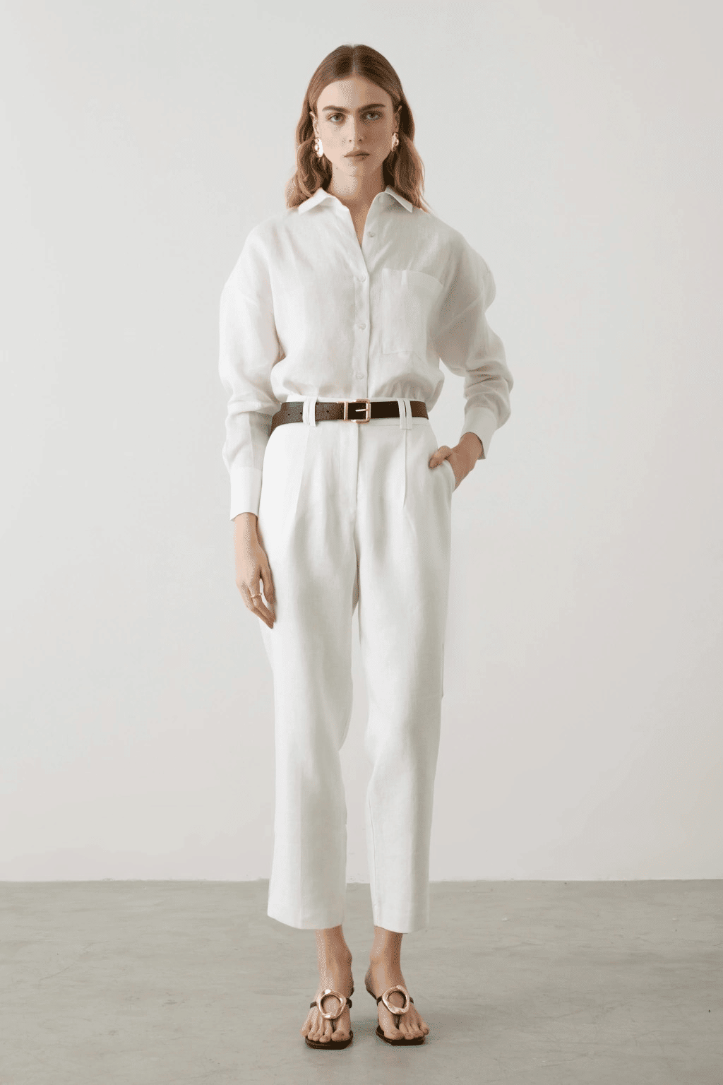 CALCA BRENDA OFF WHITE CALCA BRENDA OFF WHITE