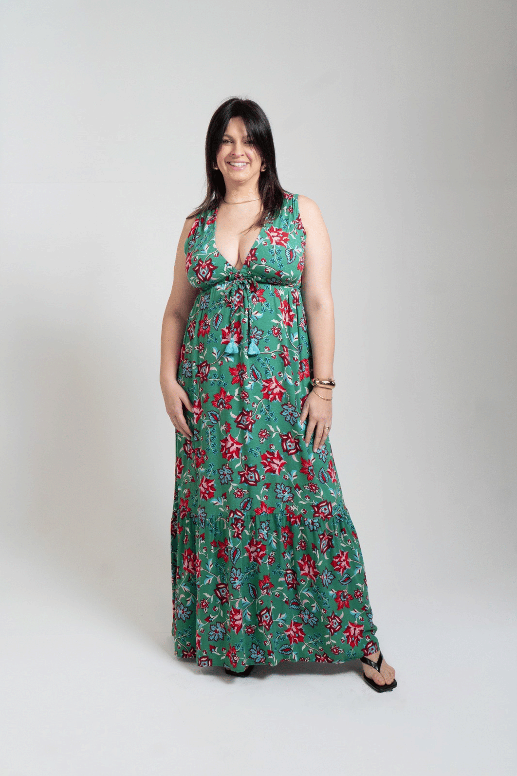 VESTIDO LONGO EST PAPRICA CANTÃO VESTIDO LONGO EST PAPRICA CANTÃO