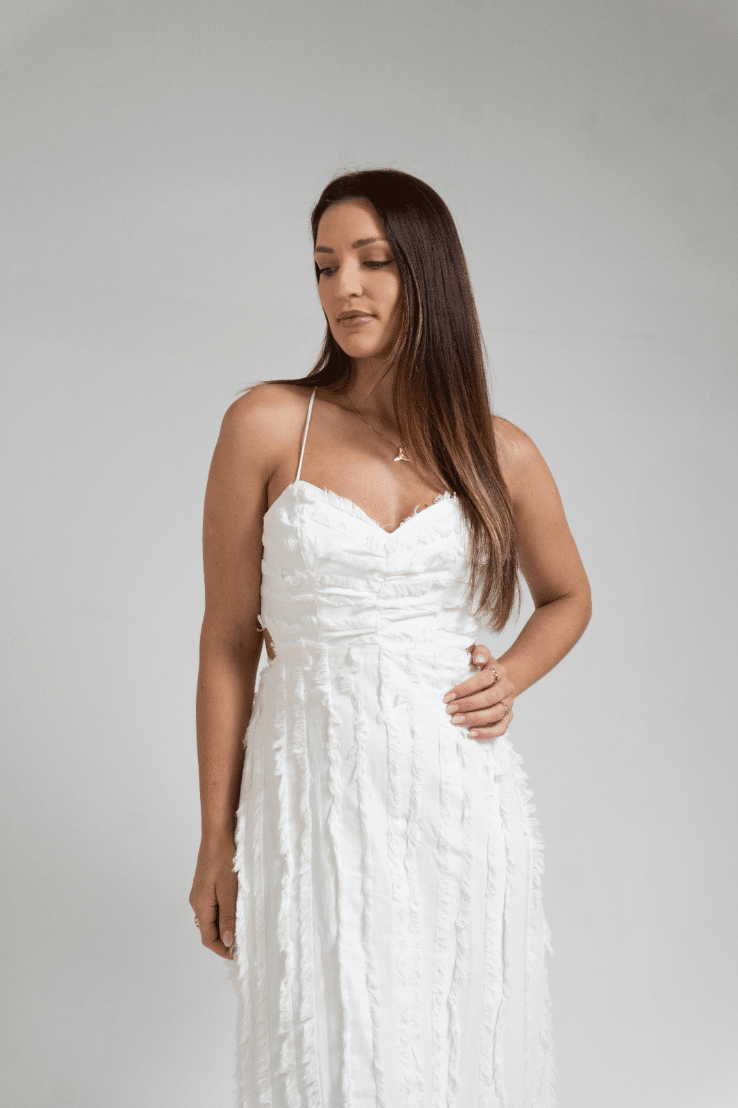 VESTIDO BEGE AFFOGATO FORUM