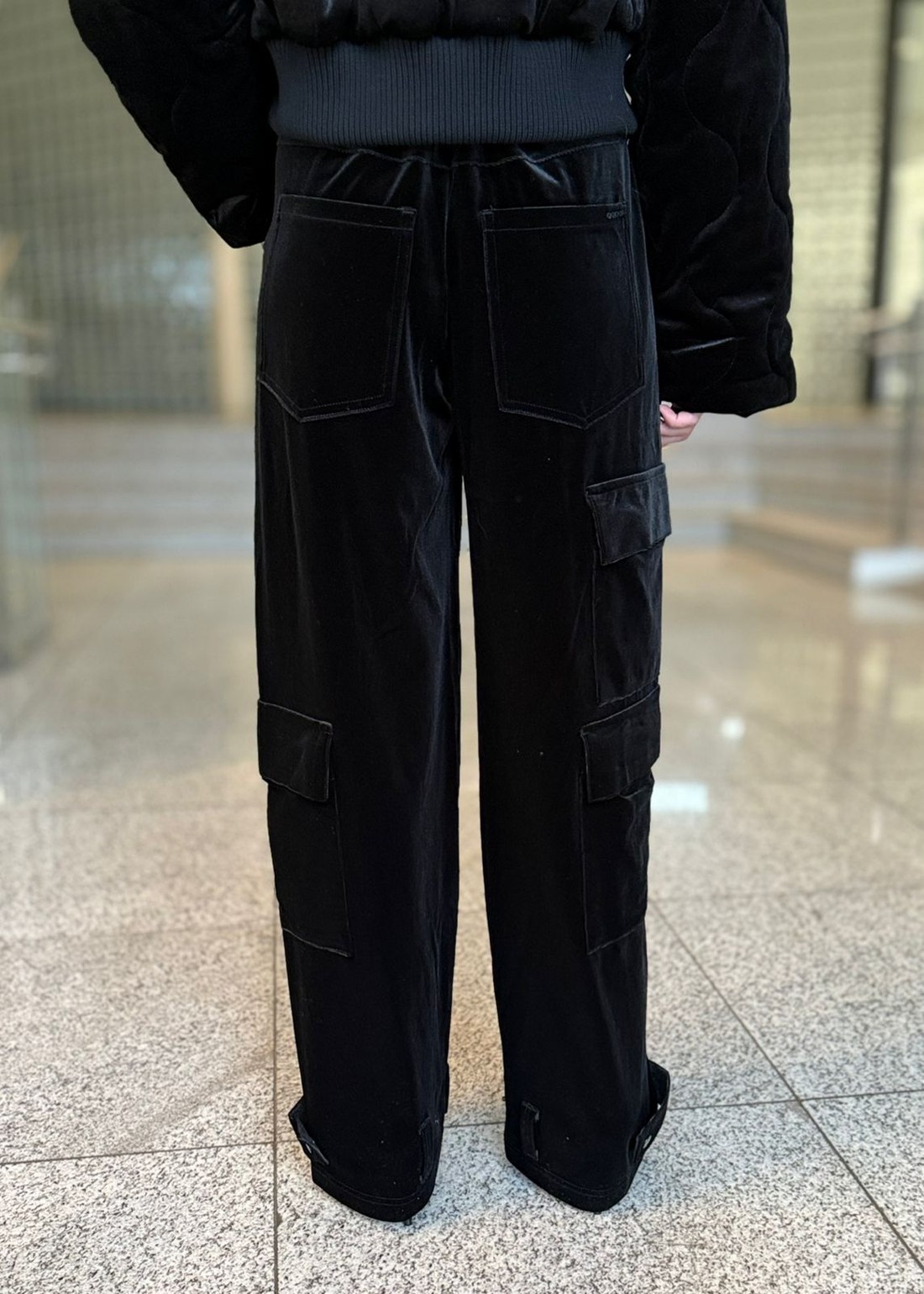 CALCA VELVET PRETO JOHN JOHN CALCA VELVET PRETO JOHN JOHN
