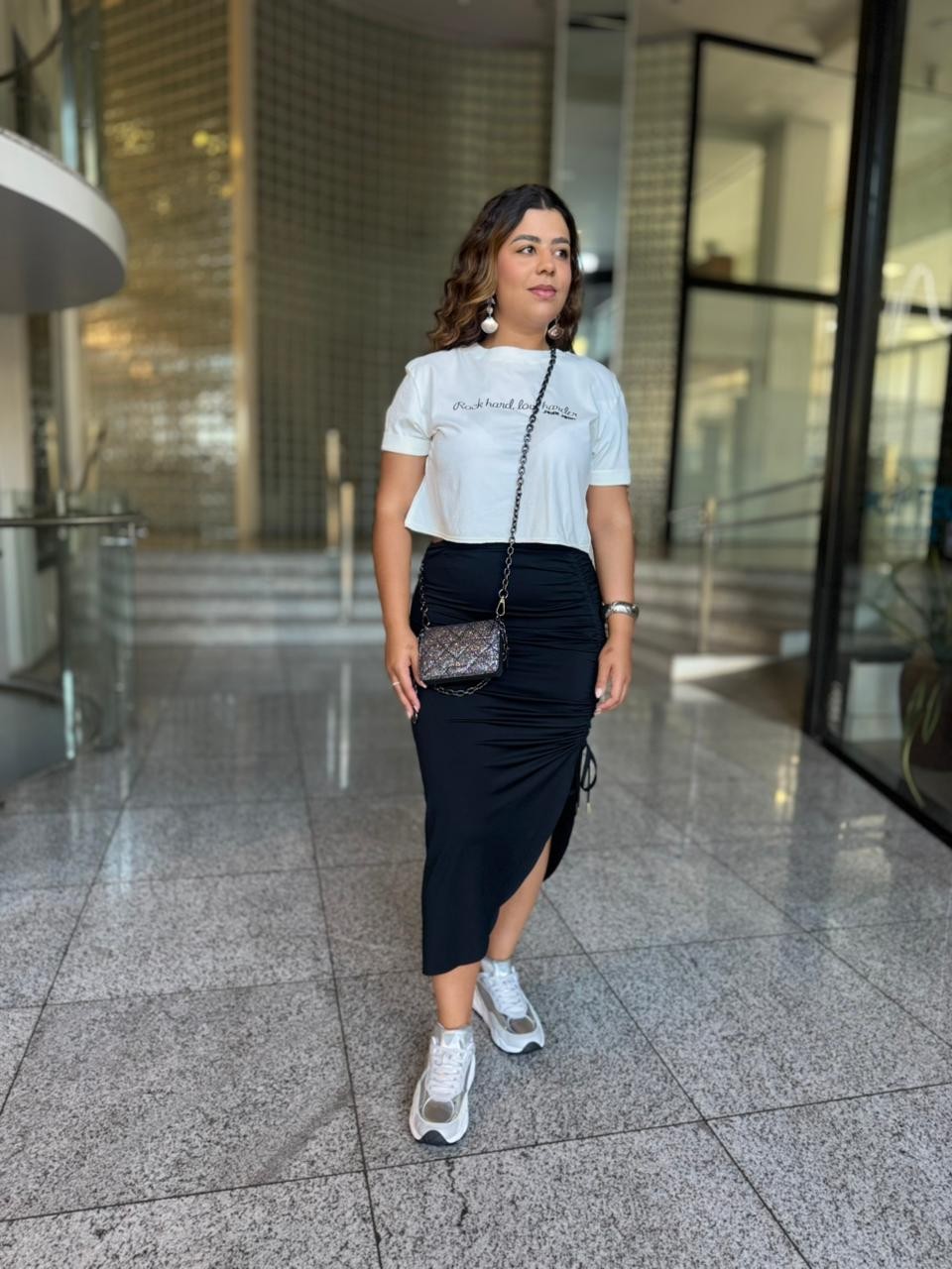 SAIA LAPIS ALTA MIDI - PRETO / 38 [MOR]