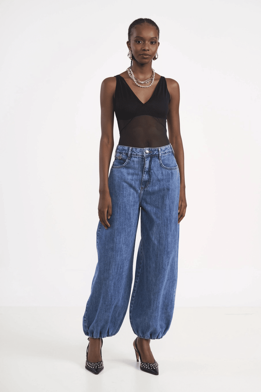CALCA JEANS JOANA INDIGO COLCCI CALCA JEANS JOANA INDIGO COLCCI