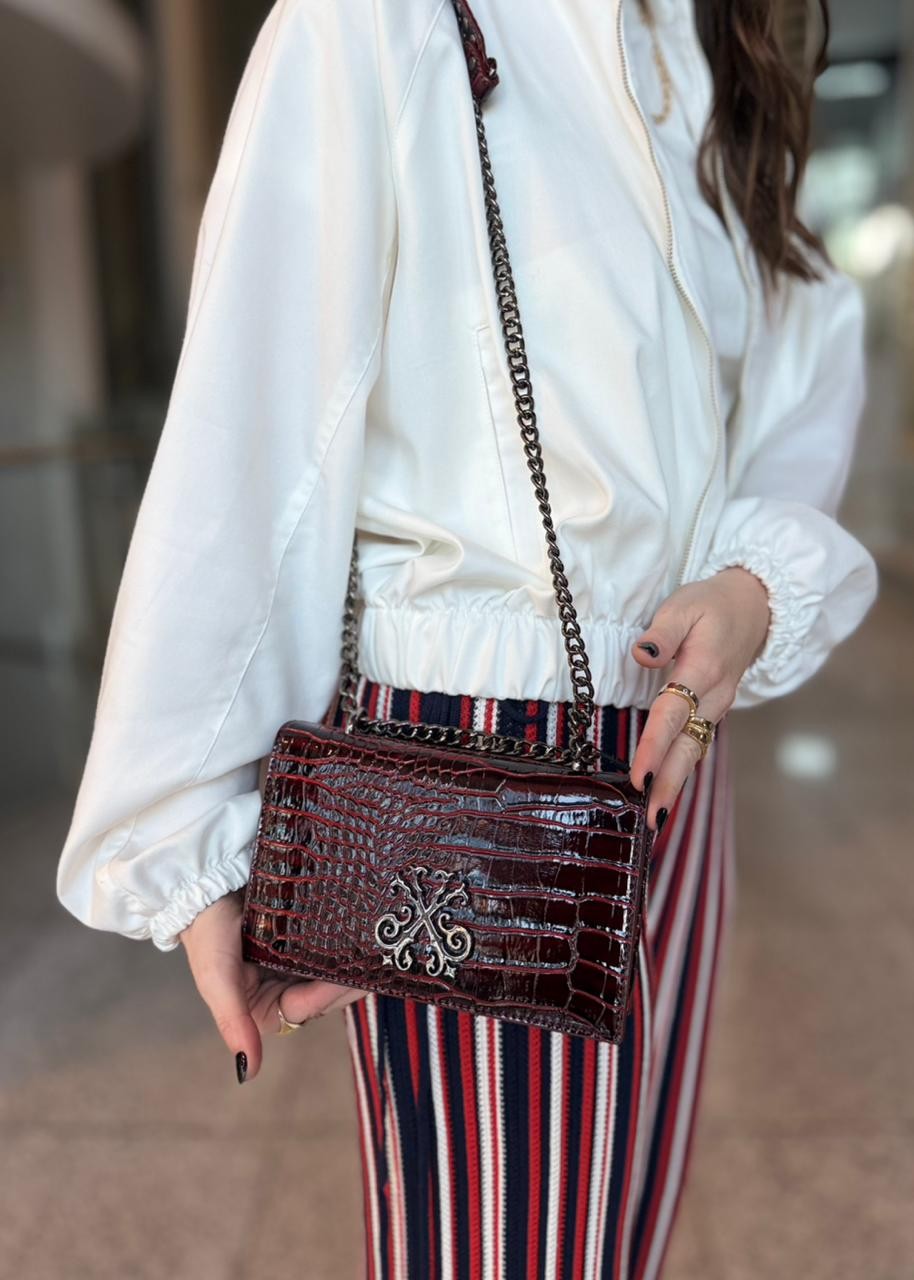 CROSSBODY PURE ROCK CROCO RED JOHN JOHN CROSSBODY PURE ROCK CROCO RED JOHN JOHN