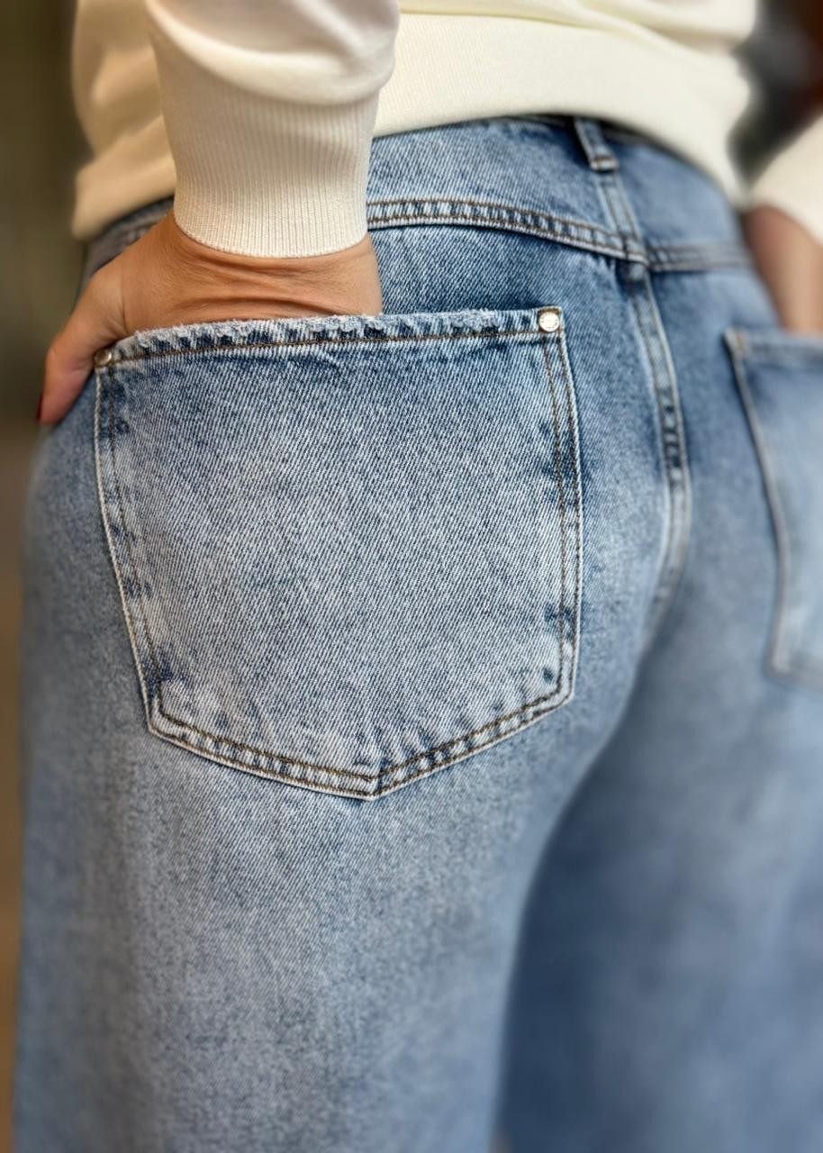 CALCA JEANS BARRIL COLCCI CALCA JEANS BARRIL COLCCI