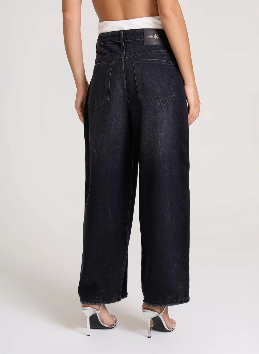 CALCA BALLOON BLACK JOHN JOHN JOHN CALCA BALLOON BLACK JOHN JOHN JOHN