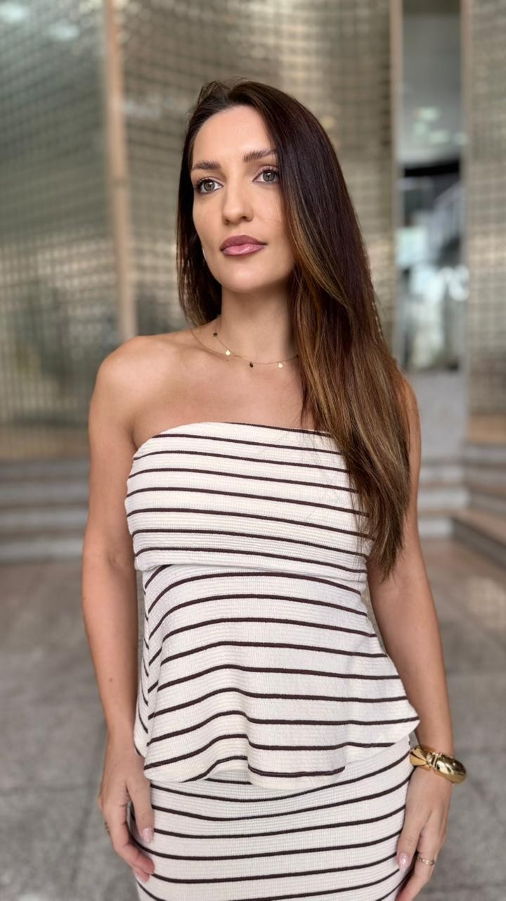 BLUSA ALBA MARROM BLUSA ALBA MARROM