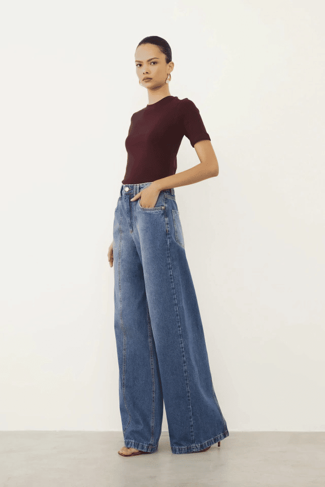 BLUSA THALLY VINHO ESCURO BLUSA THALLY VINHO ESCURO