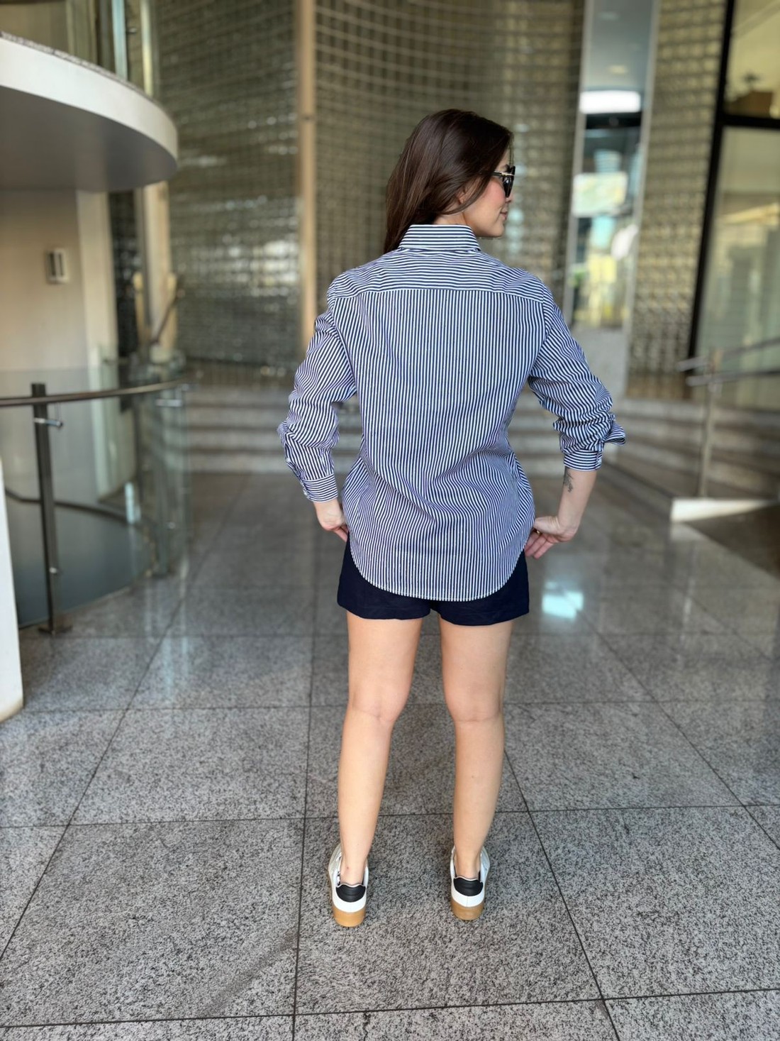 CAMISA LISTRAS CHARLOTTE  AZUL NV