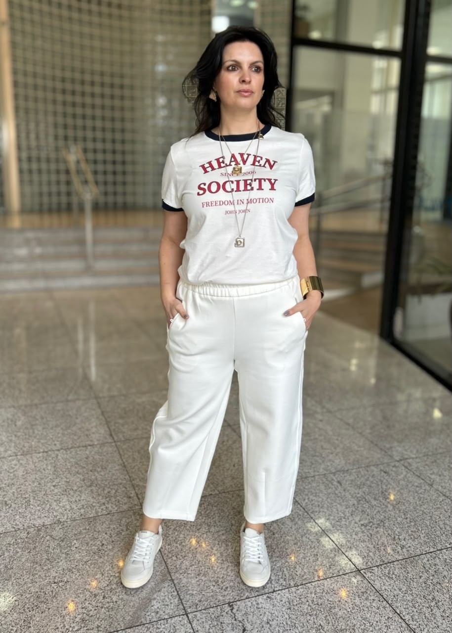 T SHIRT HEAVEN SOCIETY OFF WHITE JOHN JOHN T SHIRT HEAVEN SOCIETY OFF WHITE JOHN JOHN
