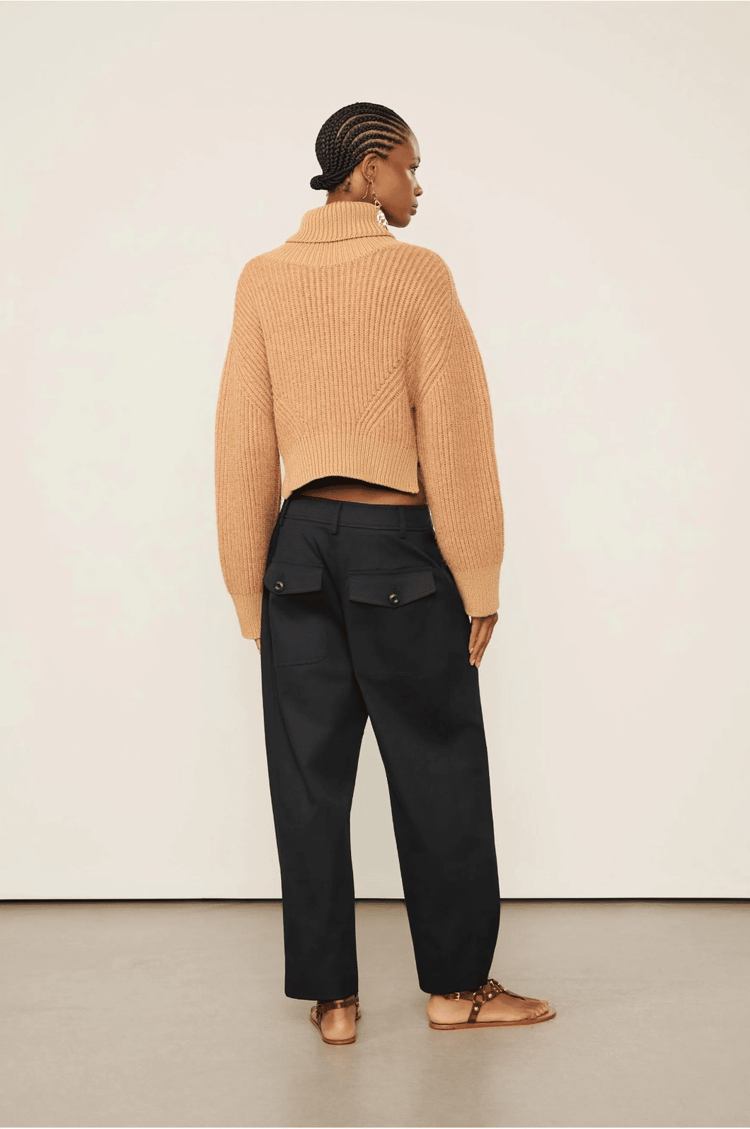 CALCA BOTOES NA BARRA PRETO ANIMALE CALCA BOTOES NA BARRA PRETO ANIMALE