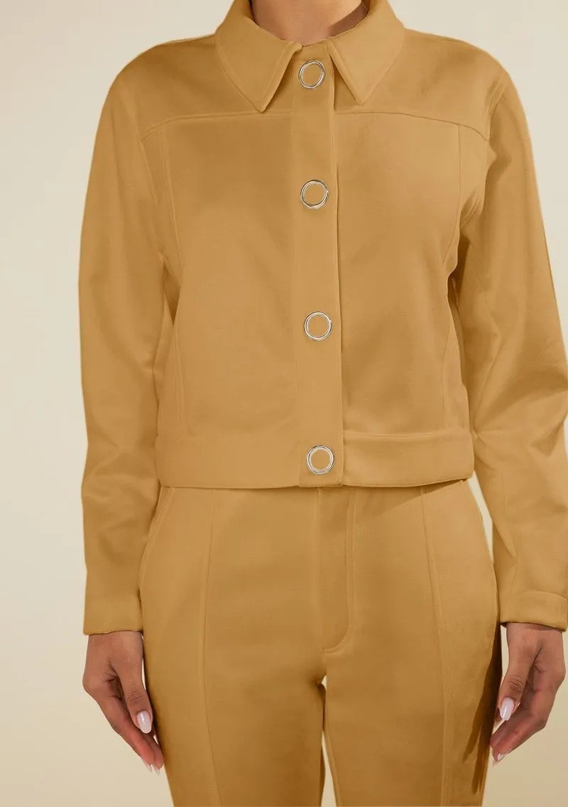 JAQUETA SOLTA MANGA LONGA PADRAO CAMEL MORENA ROSA JAQUETA SOLTA MANGA LONGA PADRAO CAMEL MORENA ROSA