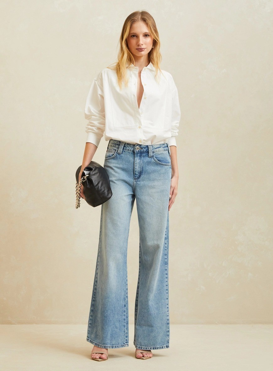 CALCA JEANS AYLA INDIGO FORUM CALCA JEANS AYLA INDIGO FORUM