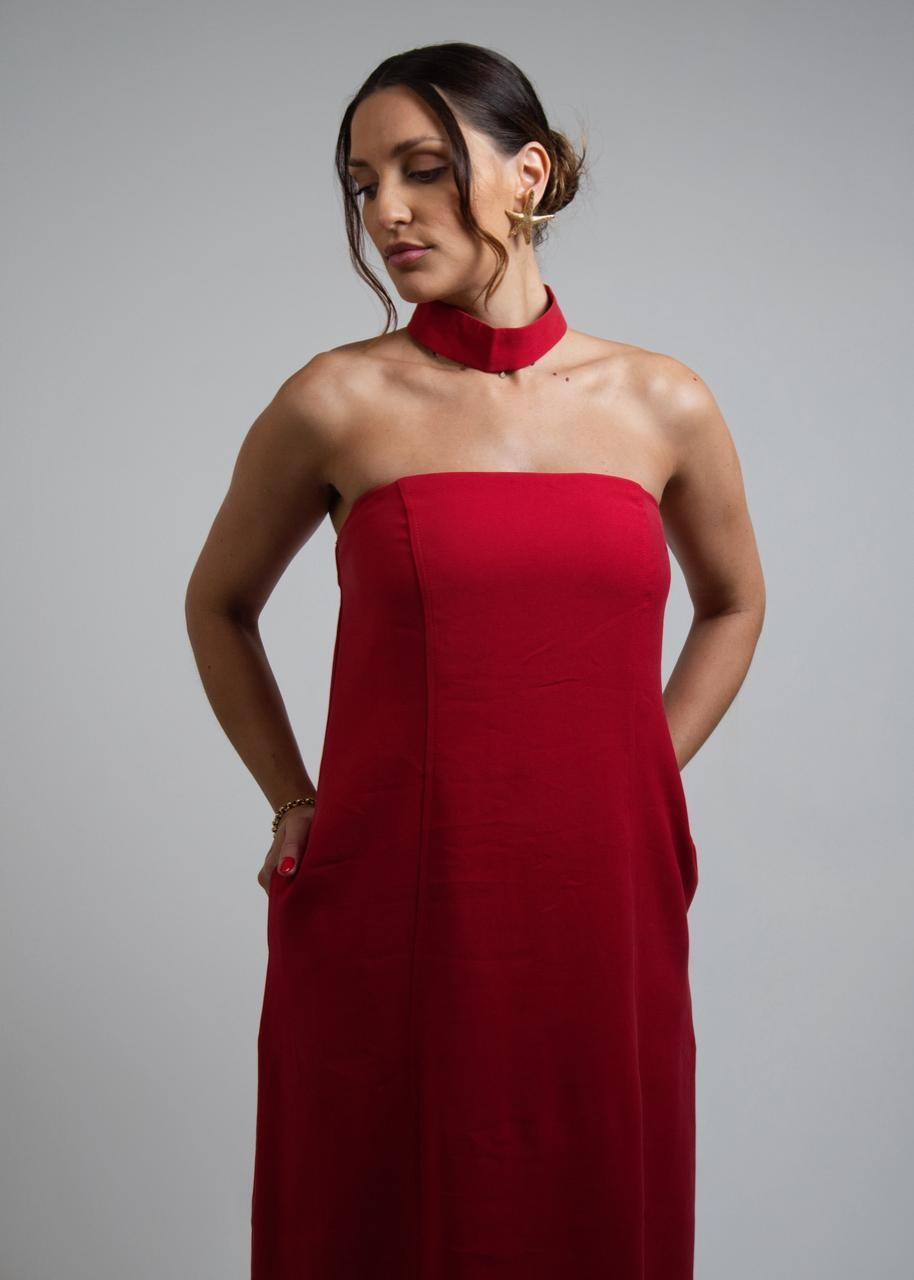 VESTIDO HELENA VERMELHO VESTIDO HELENA VERMELHO