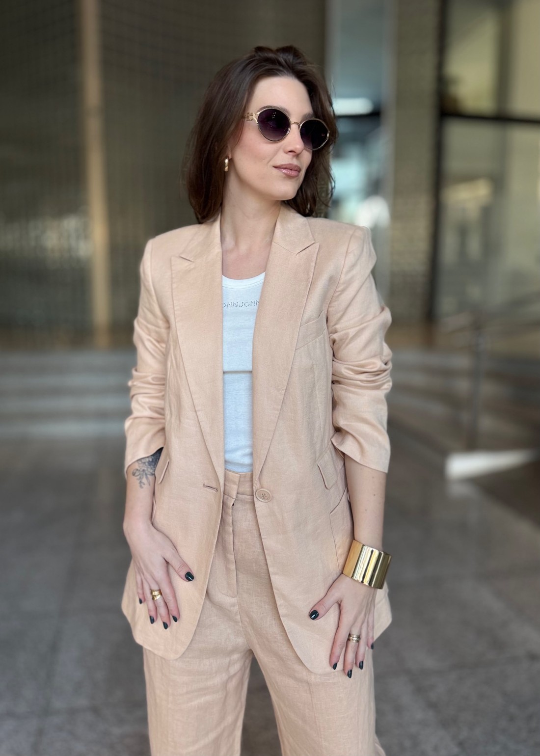 BLAZER DE LINHO ANIMALE BLAZER DE LINHO ANIMALE