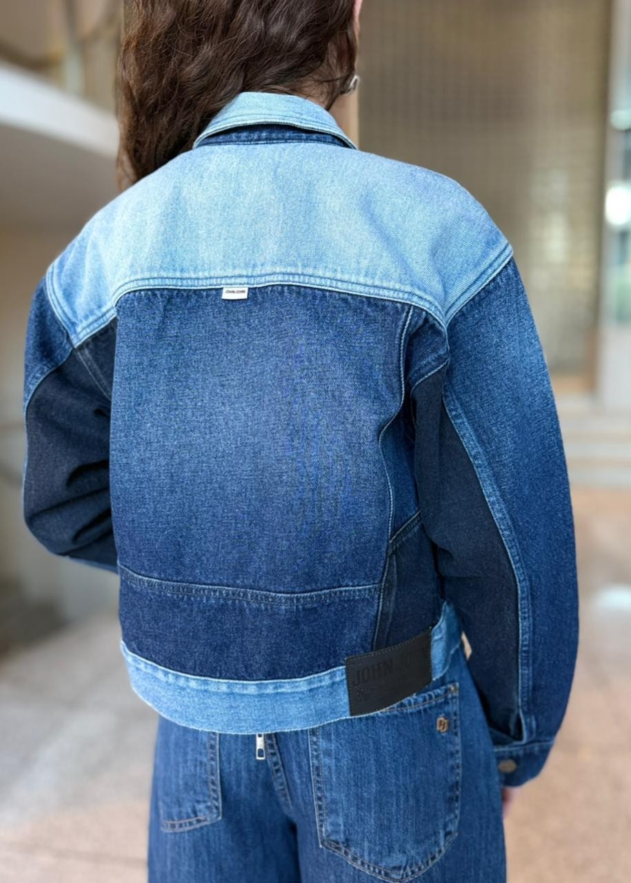 JAQUETA MIXED JEANS ESCURO JOHN JOHN JAQUETA MIXED JEANS ESCURO JOHN JOHN