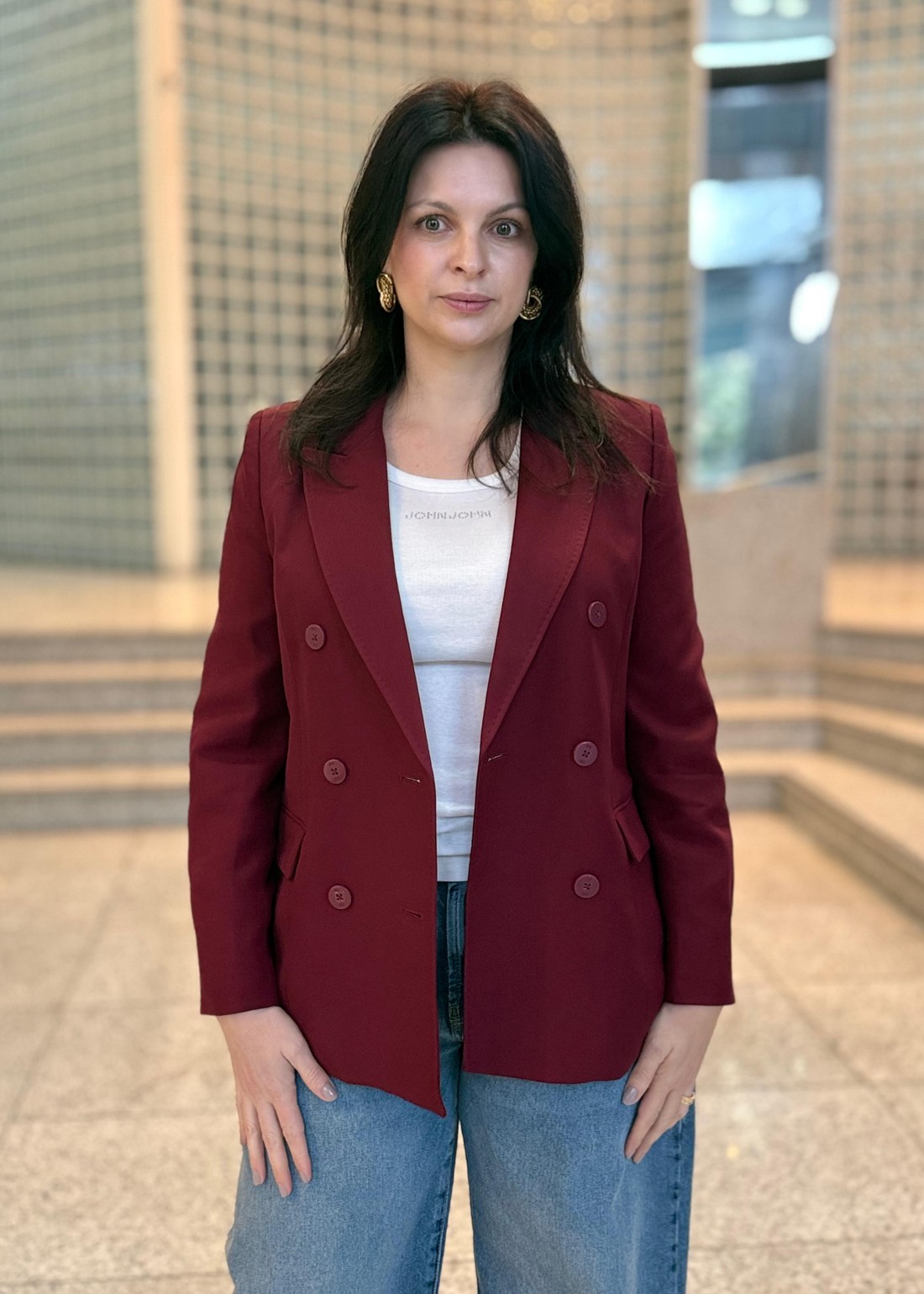 BLAZER ESTHER VERMELHO CABERNET NV BLAZER ESTHER VERMELHO CABERNET NV