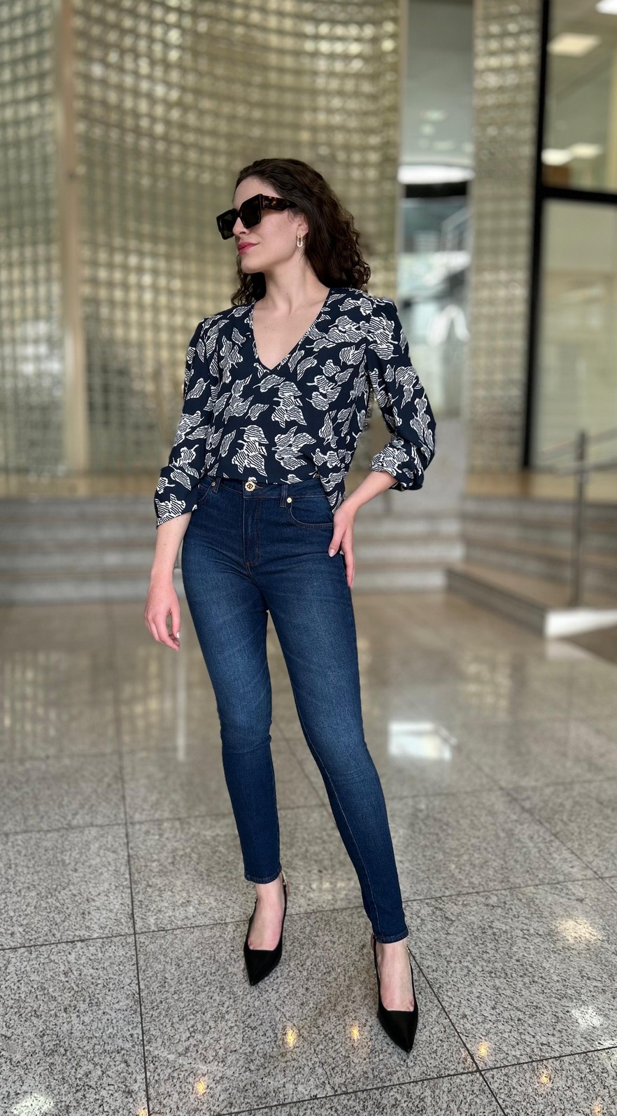 CALCA JEANS MARISA 2 CIGARRETE INDIGO FORUM