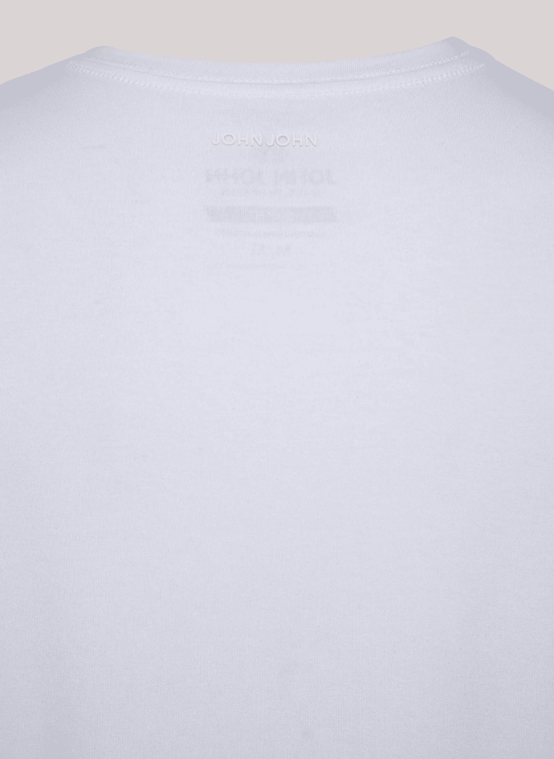 T SHIRT SL COTTON BRANCO JOHN JOHN T SHIRT SL COTTON BRANCO JOHN JOHN