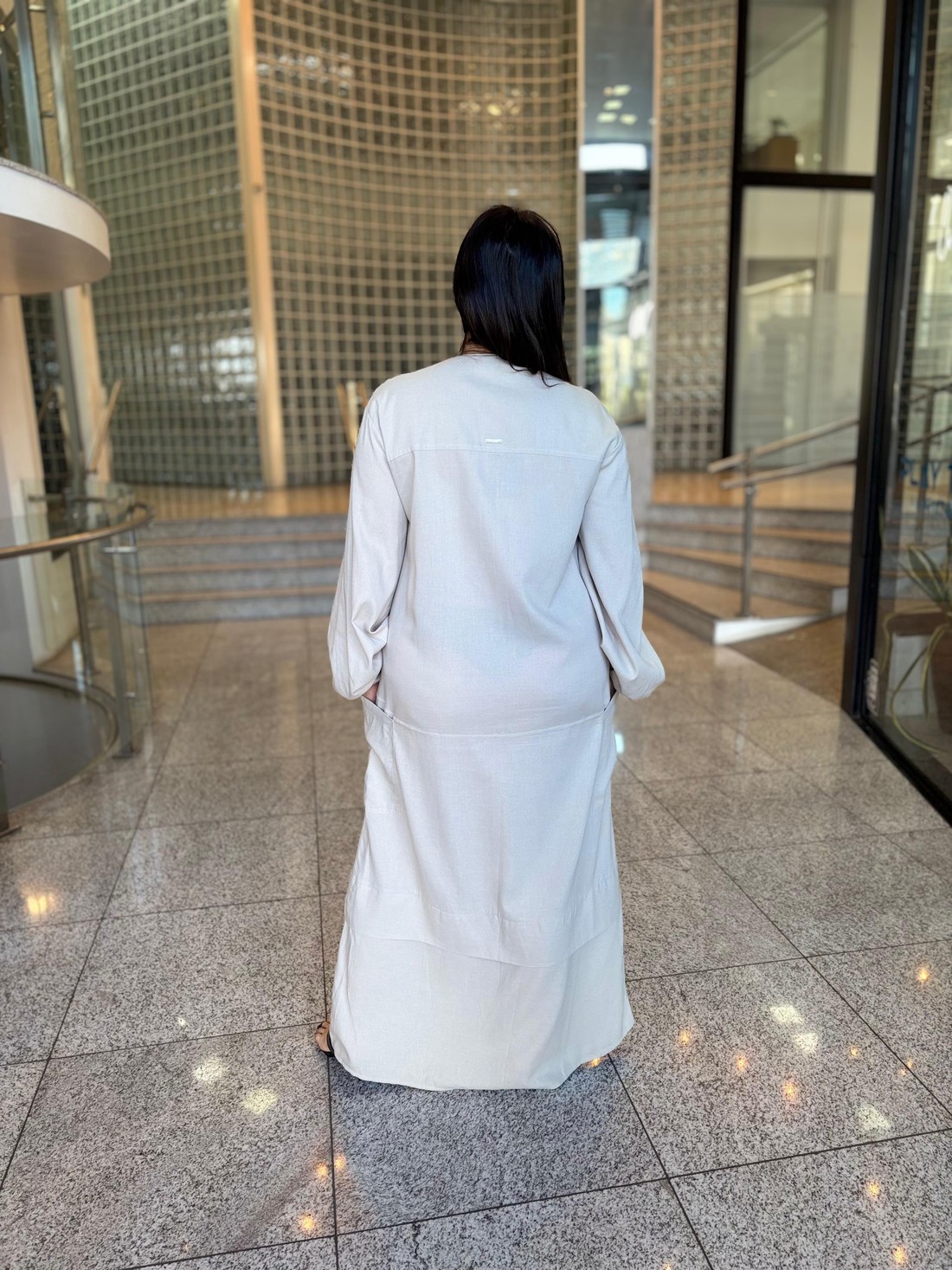 CHEMISIER LINHO BEGE ESQUILO FORUM CHEMISIER LINHO BEGE ESQUILO FORUM