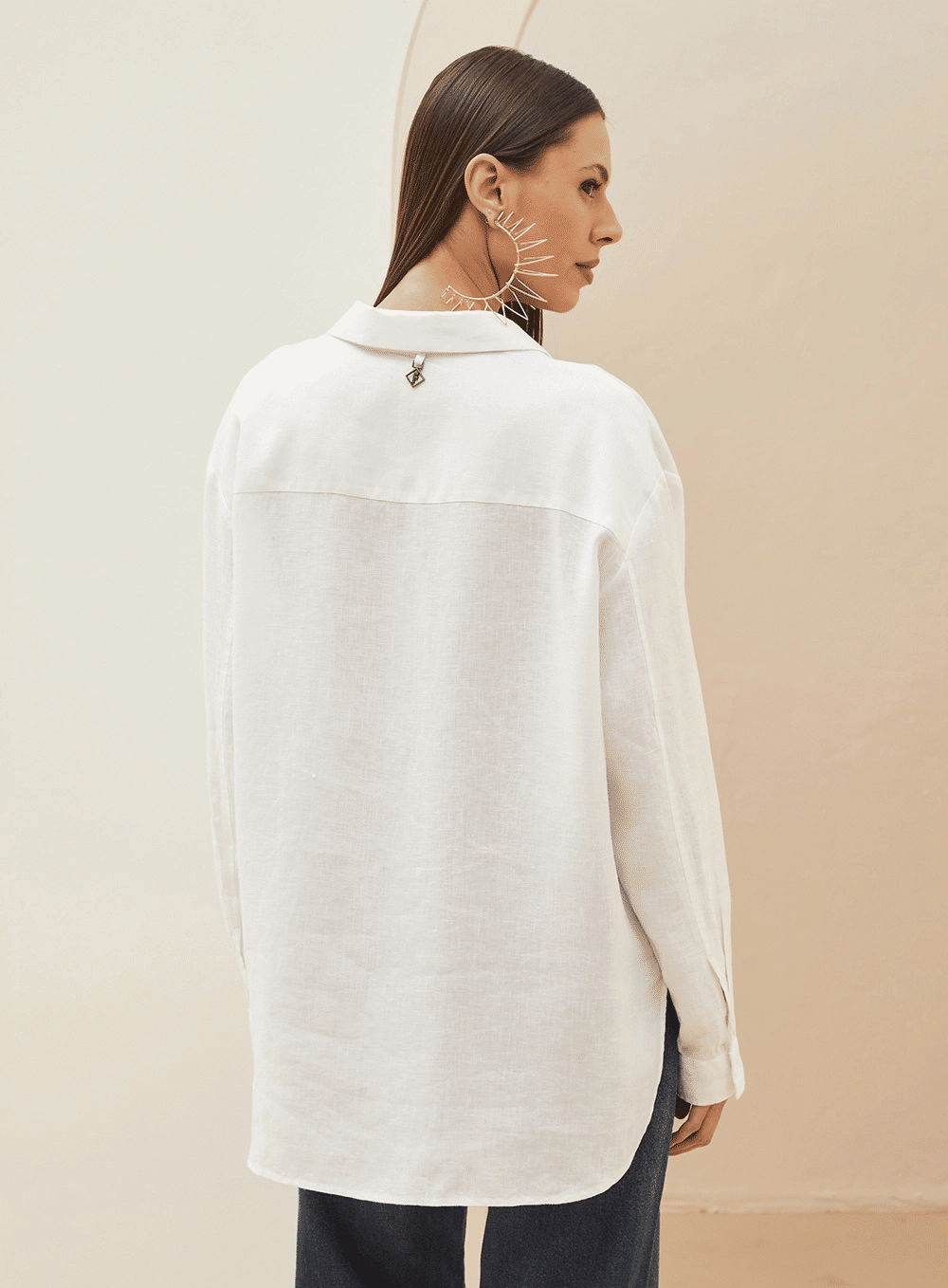 CAMISA LINHO OFF SHELL  OFF WHITE FORUM