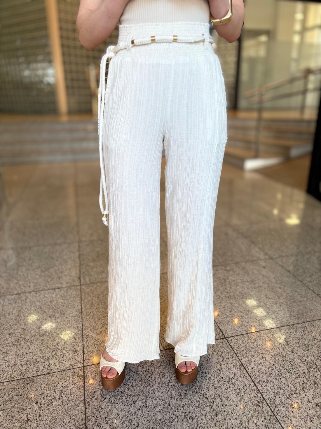 CALCA PANTALONA  ALTA MORENA ROSA