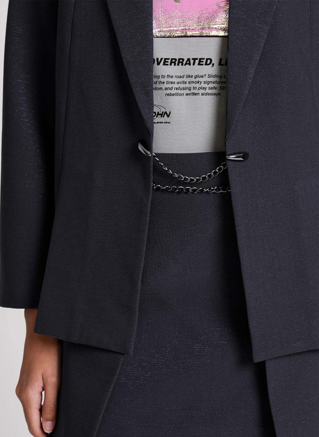 BLAZER SHINNY JOHN JOHN BLAZER SHINNY JOHN JOHN