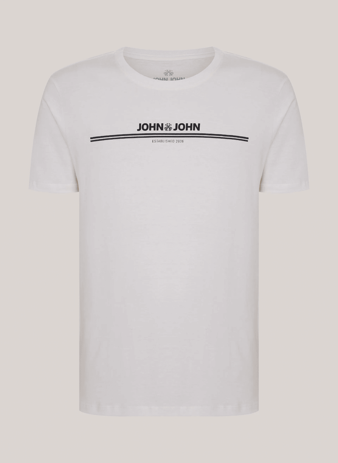 T SHIRT RG SIMPLE LINES OFF WHITE JOHN JOHN T SHIRT RG SIMPLE LINES OFF WHITE JOHN JOHN