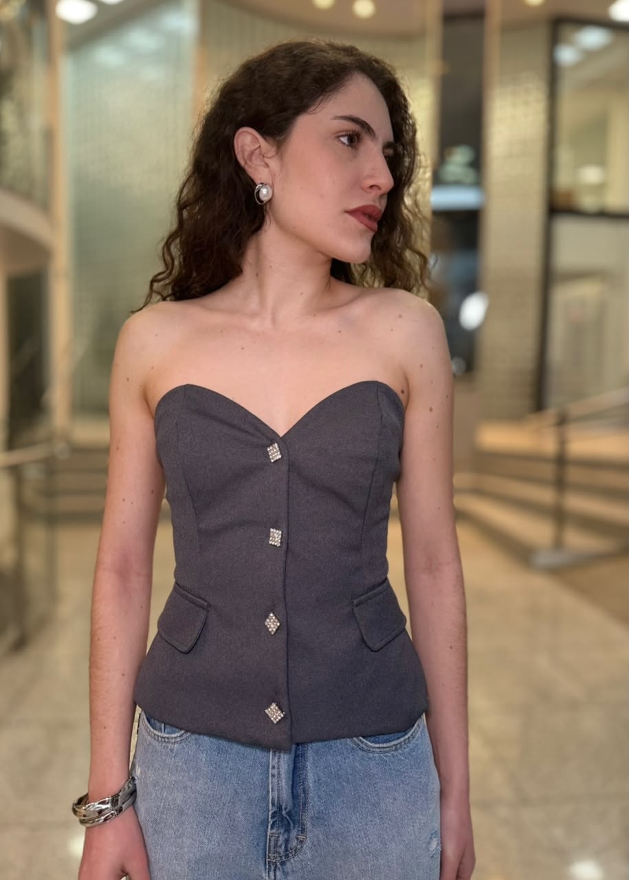 BLUSA CINZA THUNDER FORUM BLUSA CINZA THUNDER FORUM