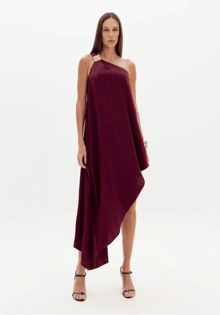 VESTIDO ASSIMETRICO OMBRO UNICO LANÇA PERFUME VESTIDO ASSIMETRICO OMBRO UNICO LANÇA PERFUME