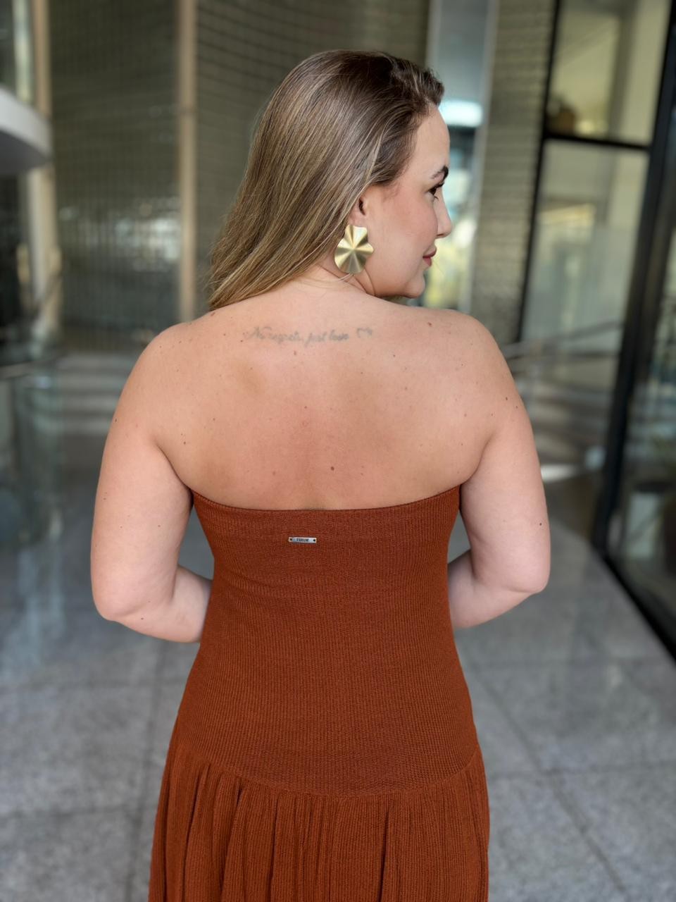 VESTIDO MARROM ZEUS FORUM VESTIDO MARROM ZEUS FORUM