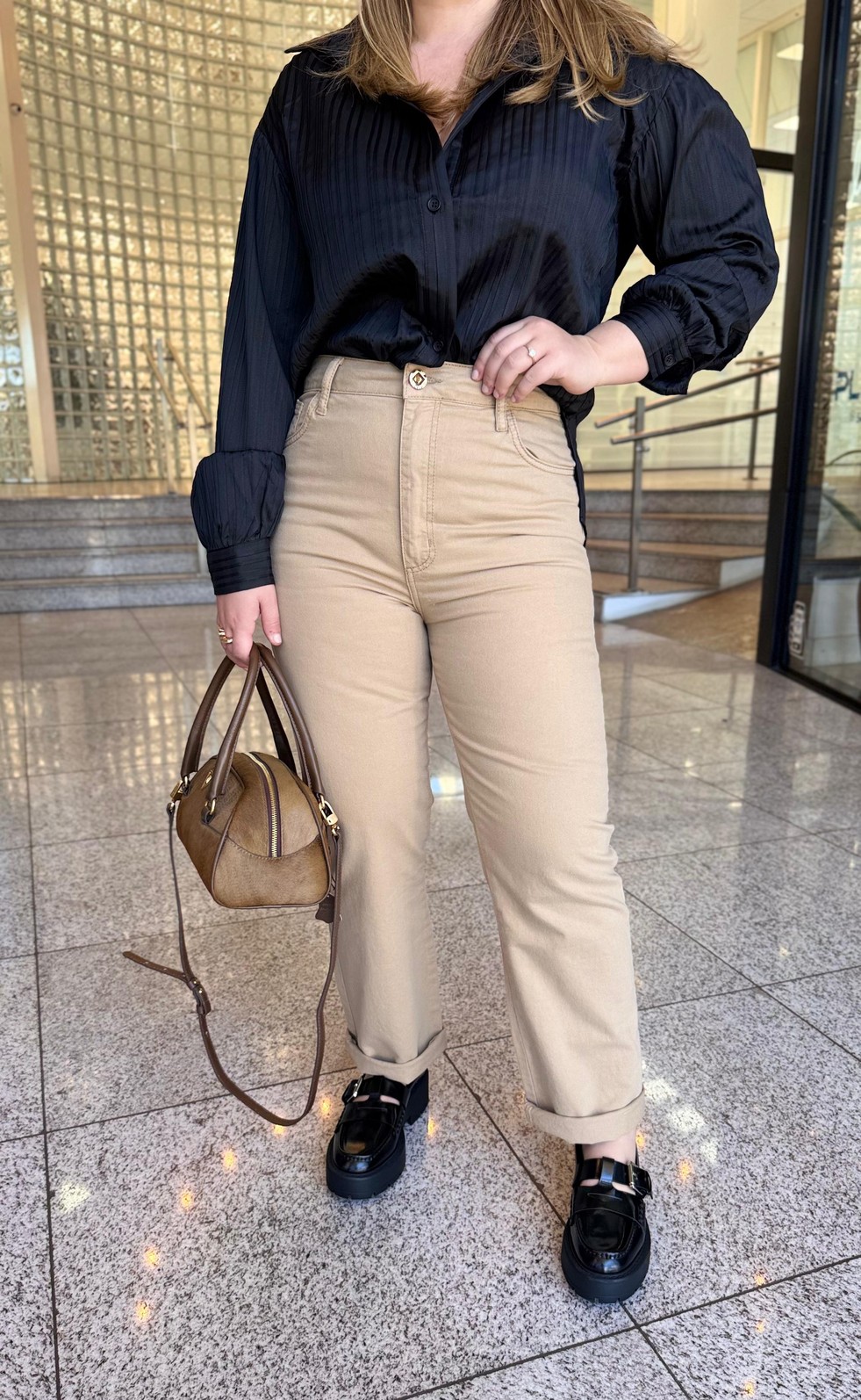 CALCA SARJA NADIA BEGE MACHIATTO FORUM