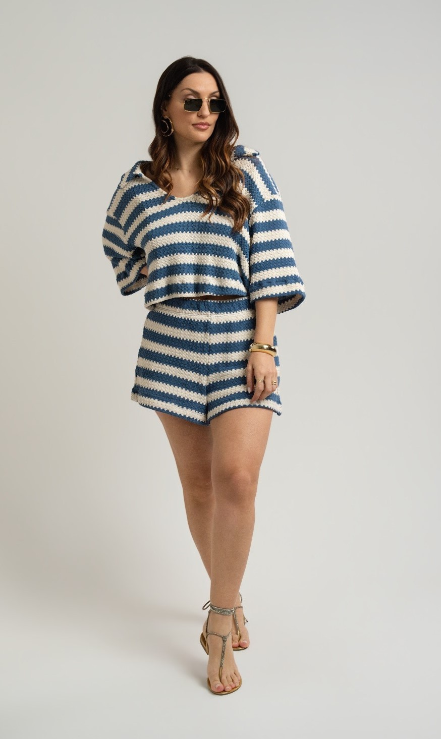 SHORT LISTRADO COLCCI SHORT LISTRADO COLCCI