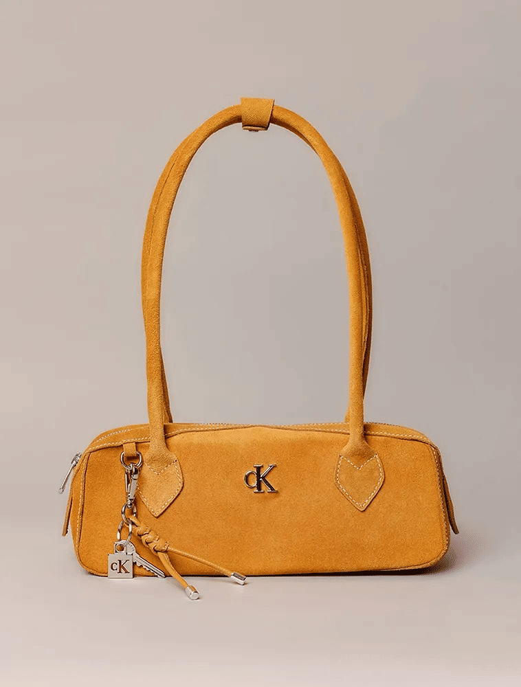 BOLSA BAGUETE CAMURCA MOSTARDA CALVIN KLEIN BOLSA BAGUETE CAMURCA MOSTARDA CALVIN KLEIN