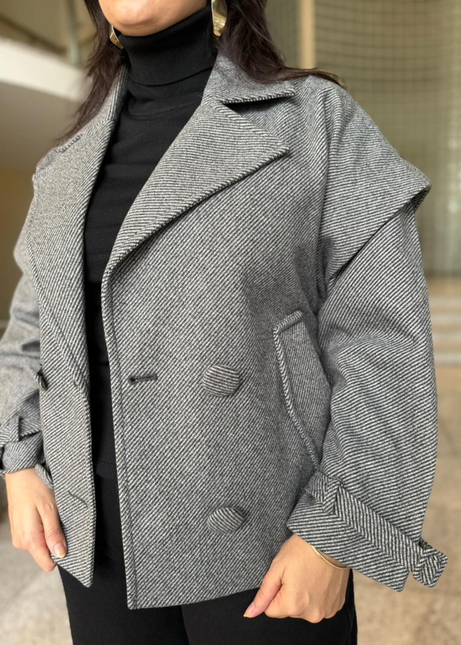 CASACO CINZA FULIGEM FORUM