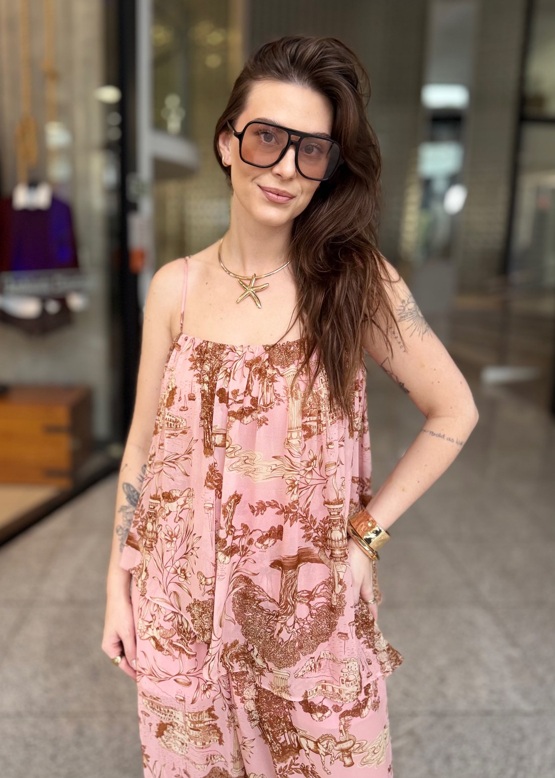 BLUSA ESTAMPA KALISTE COLCCI