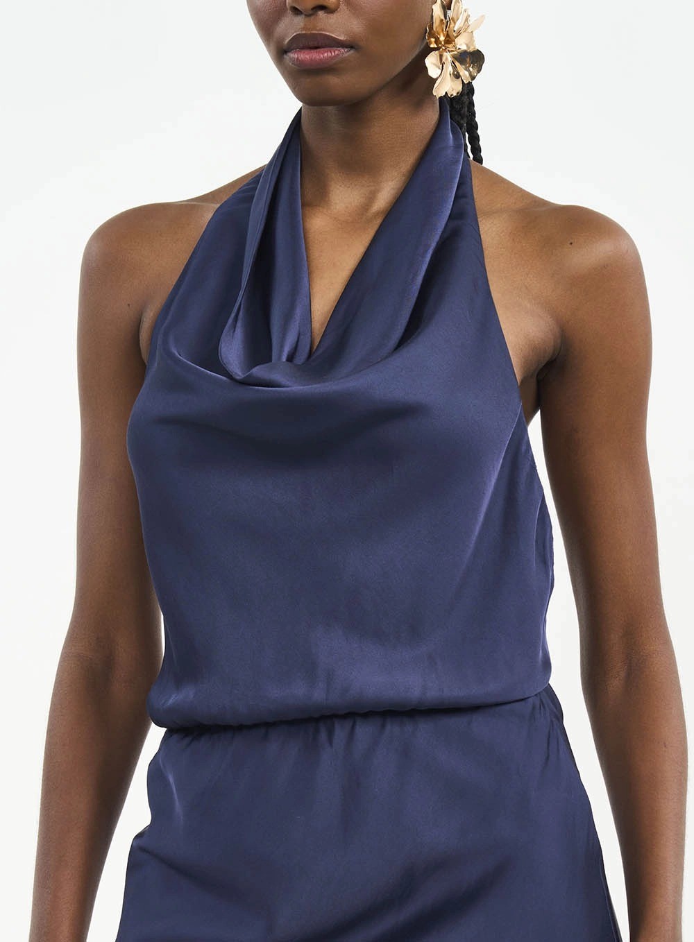 VESTIDO LONGO ACETINADO DECOTE NAS COSTAS AZUL OLYMPIC COLCCI VESTIDO LONGO ACETINADO DECOTE NAS COSTAS AZUL OLYMPIC COLCCI