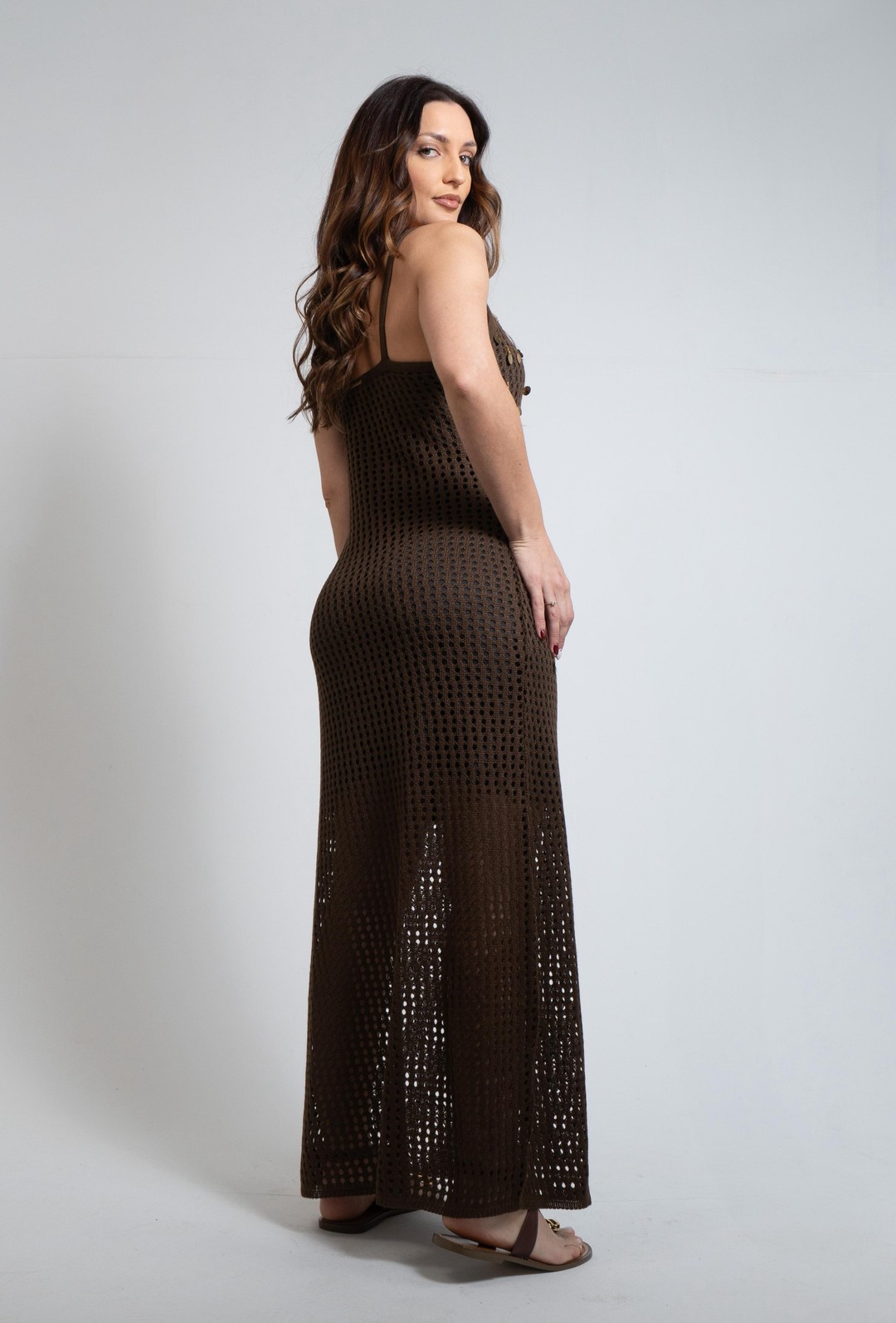 VESTIDO AJUSTADO DECOTE V LONGO MORENA ROSA VESTIDO AJUSTADO DECOTE V LONGO MORENA ROSA